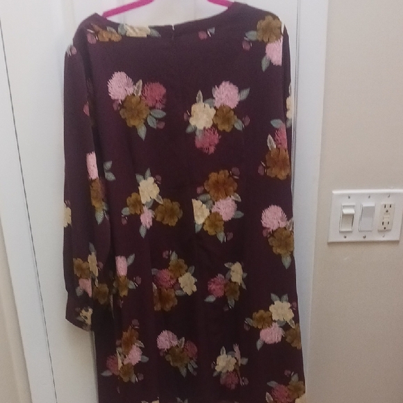 LOFT Pink and Brown Dress - Picture 10 of 10